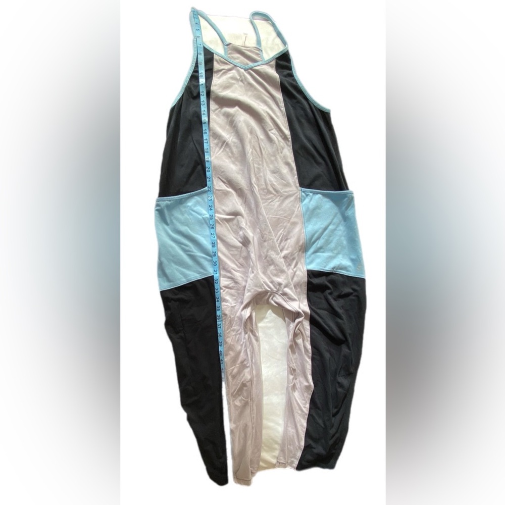 FP Movement Colorblock Hot Shot Onesie Gray Black Blue Medium - Picture 9 of 16